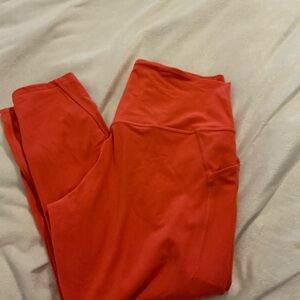 lululemon athletica Red Leggings